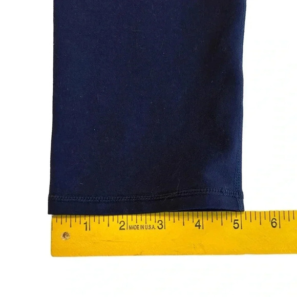 Fabletics Capri Leggings Women Sm Blue Green Fold-over High Waist Yoga Athletic. - Picture 8 of 11